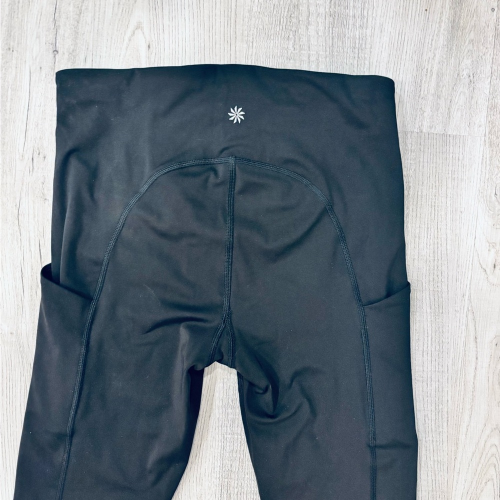 Athleta Black Ultimate Stash Pocket Tights High-Waisted Leggings Small - Picture 8 of 9